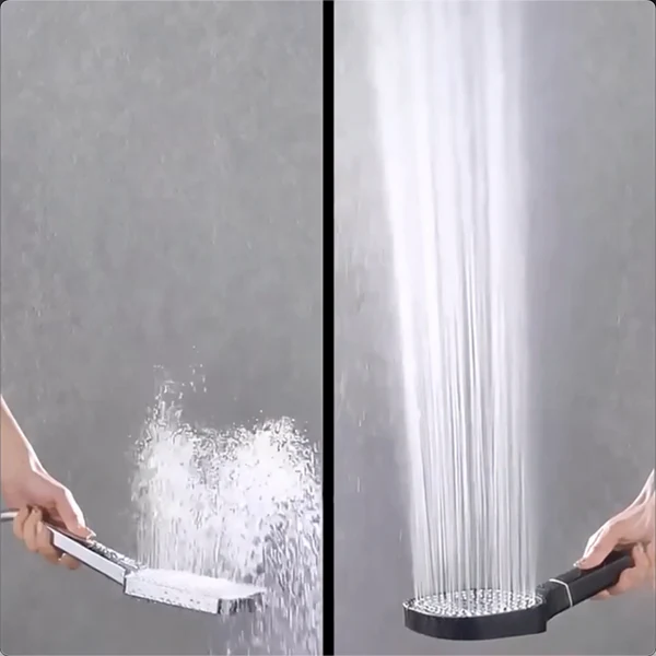 High-Pressure Shower Head with Turbo-Boost Technology & Advanced Filtration for Healthier Skin and Hair