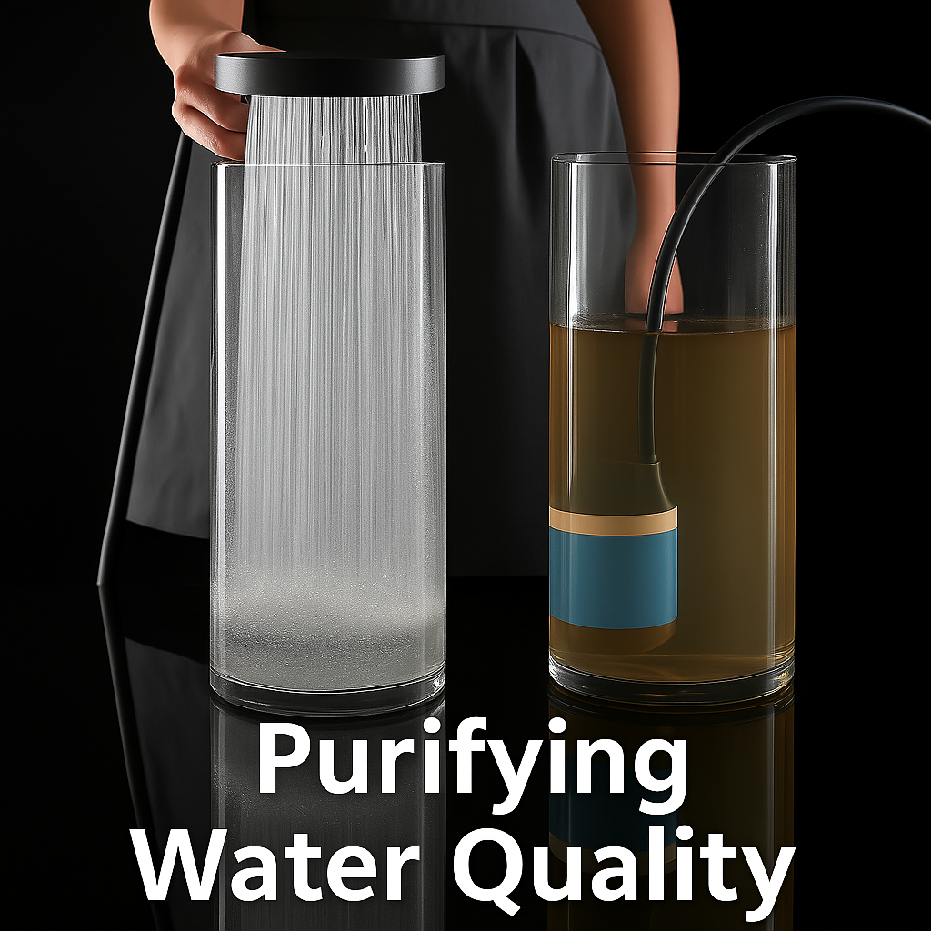 High-Pressure Shower Head with Turbo-Boost Technology & Advanced Filtration for Healthier Skin and Hair
