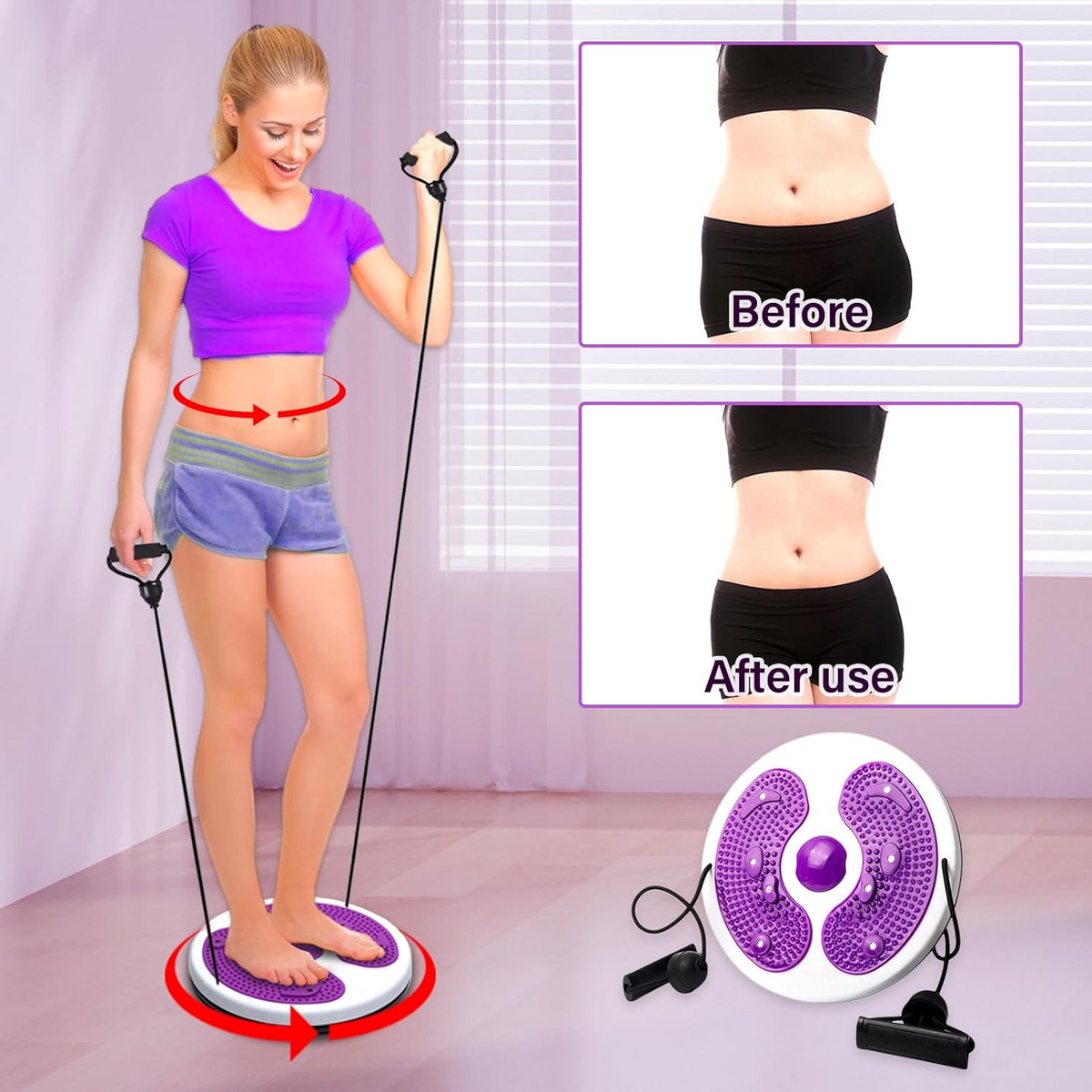 Home Exercise Balance Fitness Active Waist Board