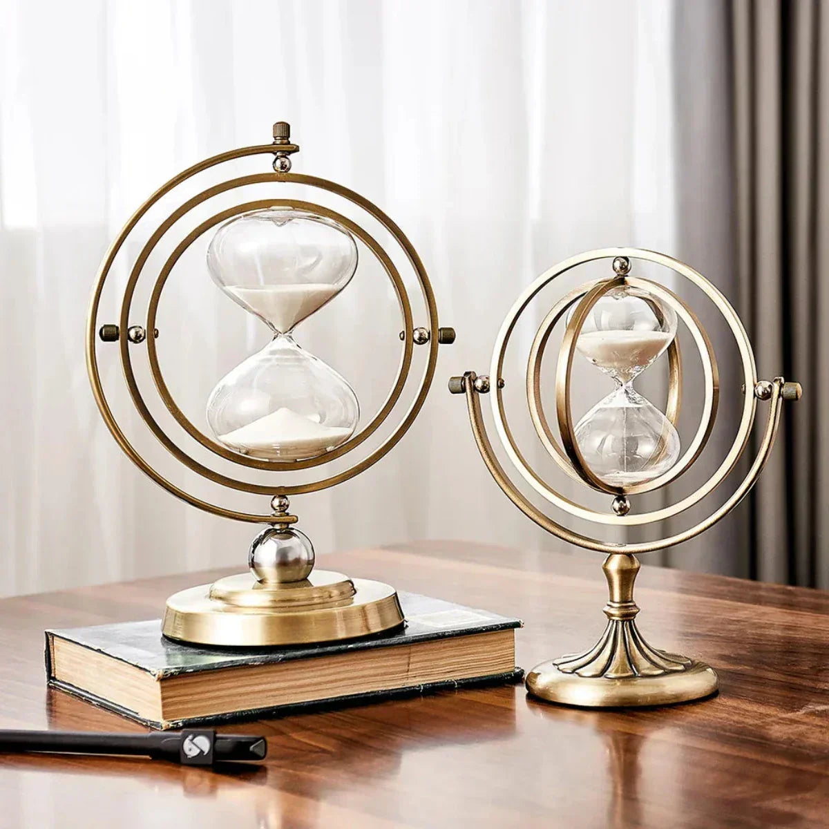 Hourglass Combining Beauty and Functionality