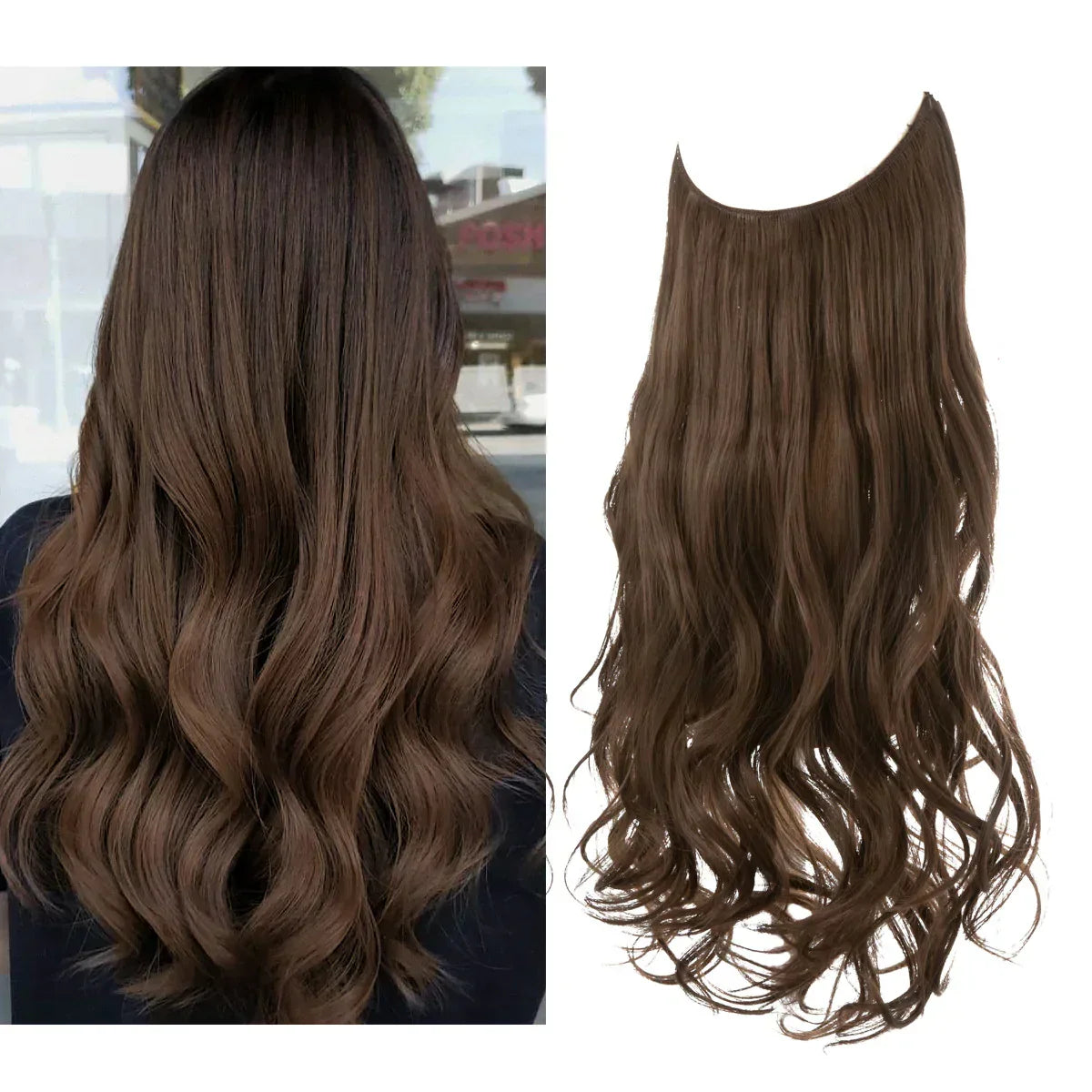 Human Hair Extensions - Brown & Blonde
