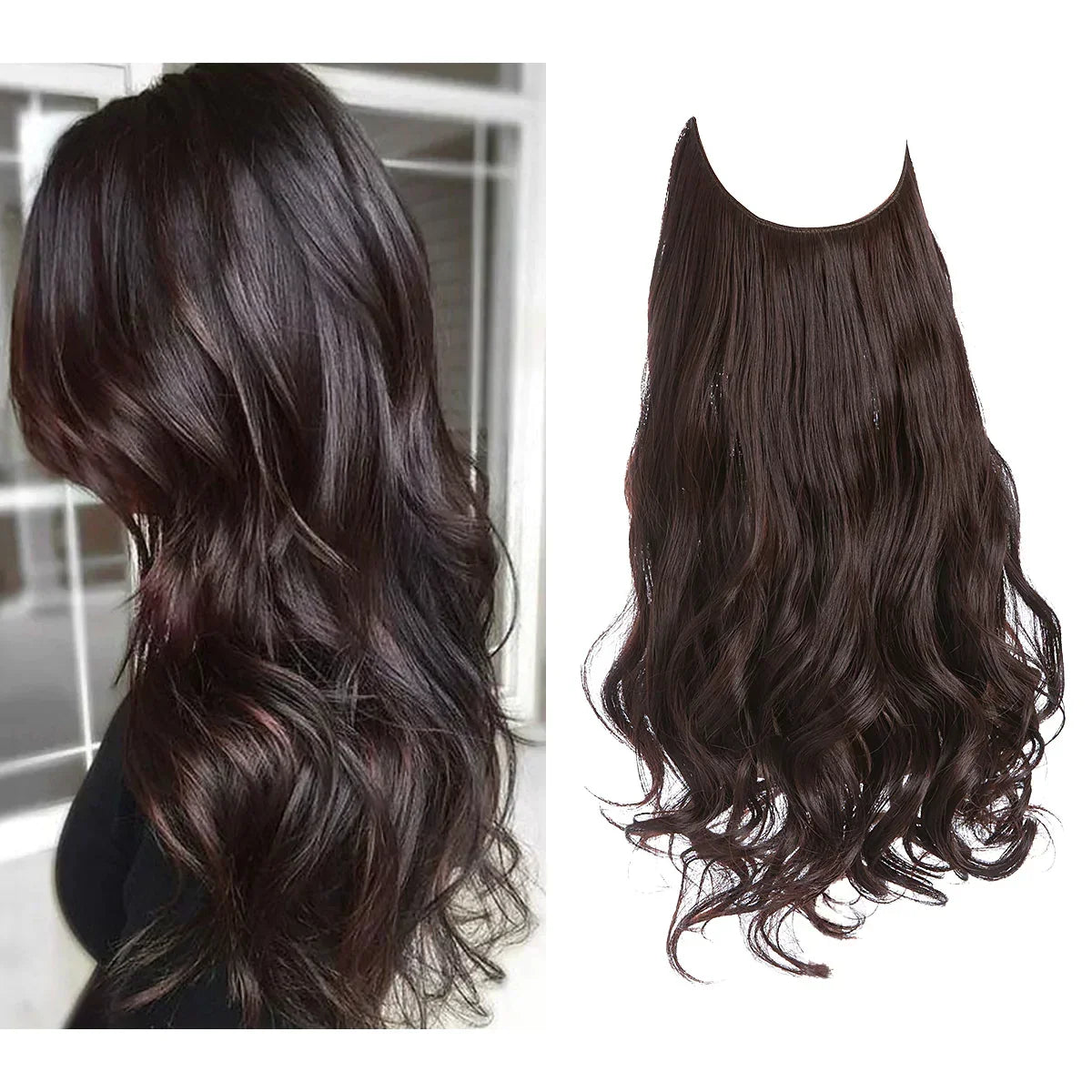 Human Hair Extensions - Brown & Blonde