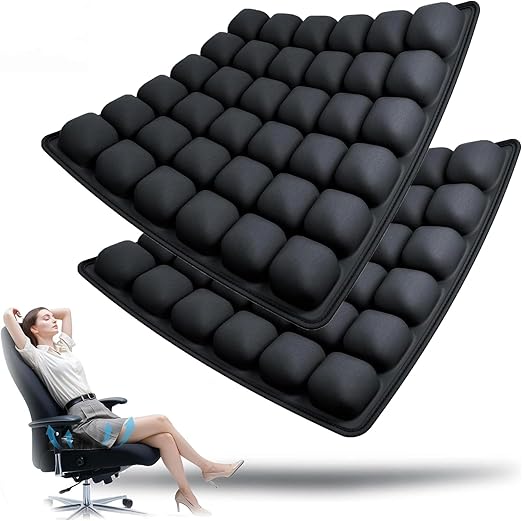 Inflatable Travel Cushion with Ergonomic Pressure Relief