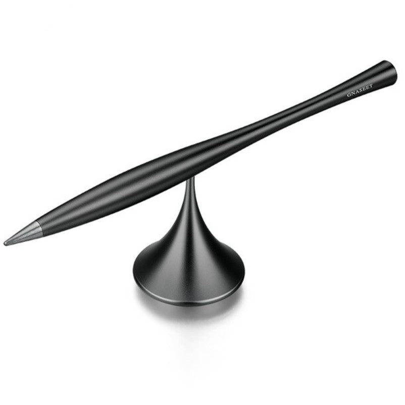 Inkless Eternal Metal Pen with Replaceable Metal Tip, Spinning Base and Smooth Aluminum Alloy Shell for Office, Work & Study