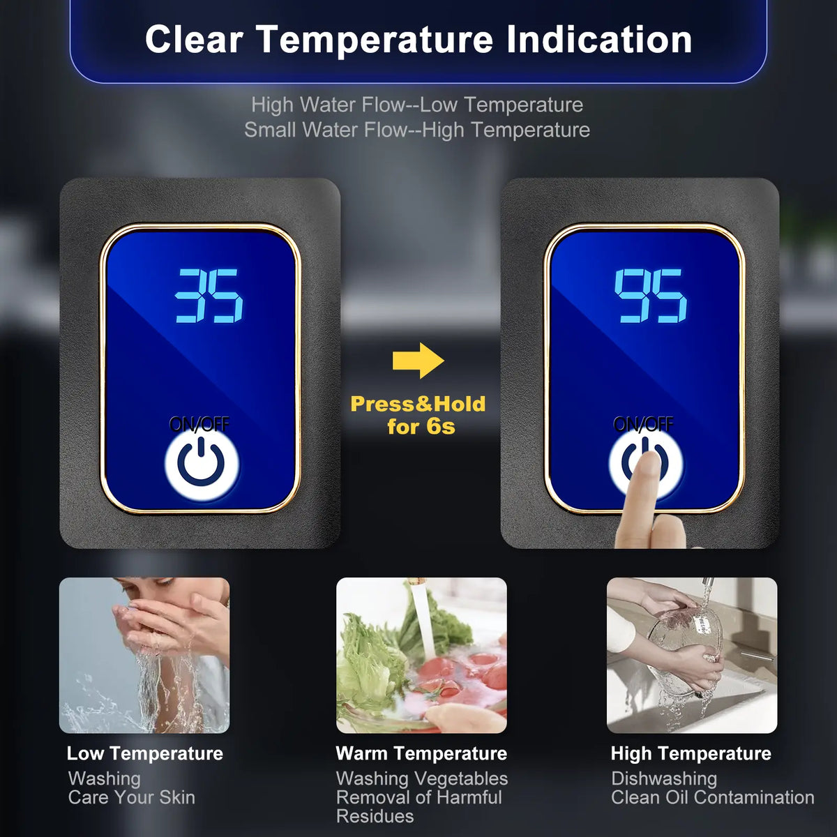 Instant Tankless Water Heater – Compact, Energy-Efficient Hot Water on Demand