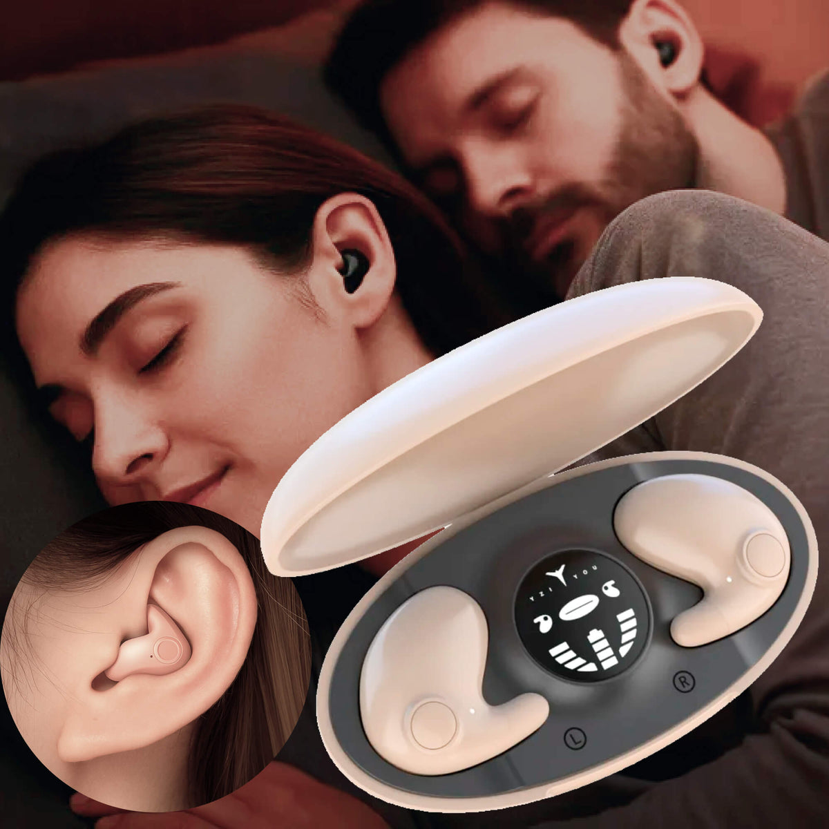 Invisible Wireless Sleep Earbuds