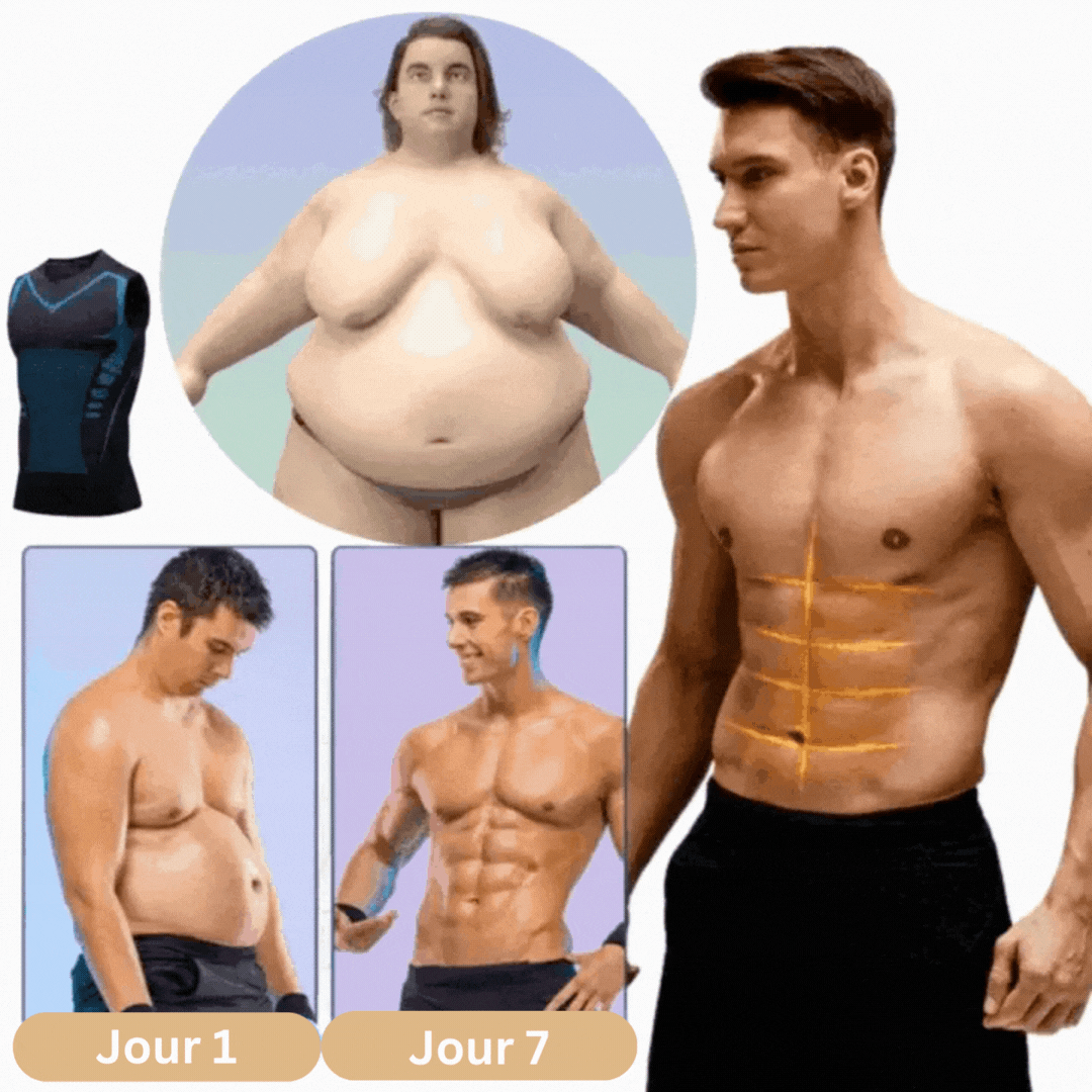 Ionic Compression Tank Top for Body Shaping and Posture Support