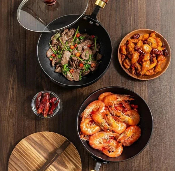 Iron Wok - Non-Stick, No Toxic Coating