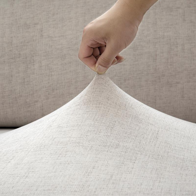 Ivory Universal Stretch Sofa Cover