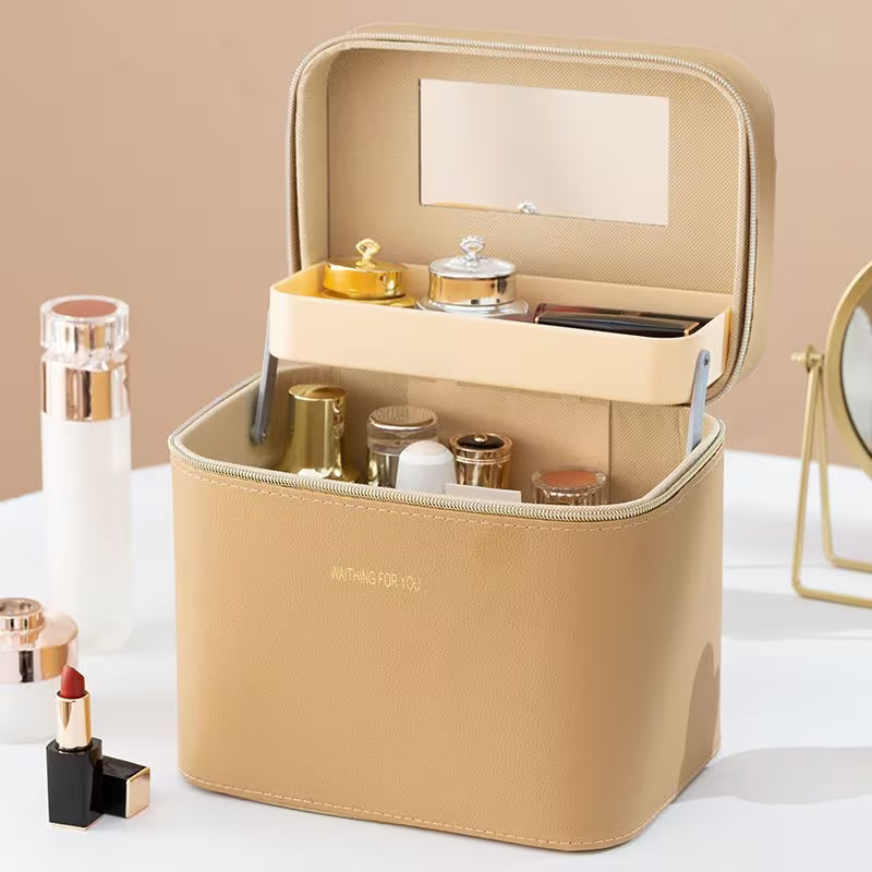 Large Multifunctional Makeup and Skincare Travel Bag
