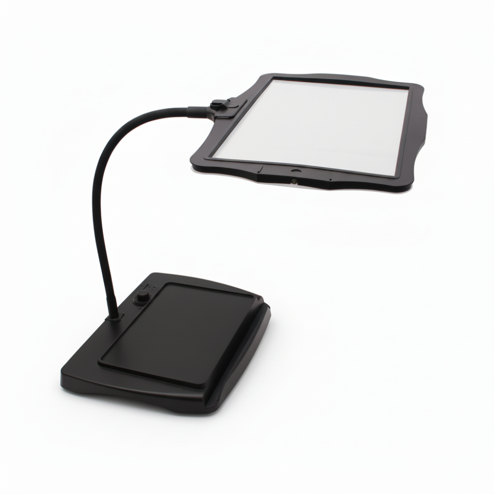 LED Magnifier Desk Lamp with Flexible Arm