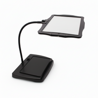 LED Magnifier Desk Lamp with Flexible Arm