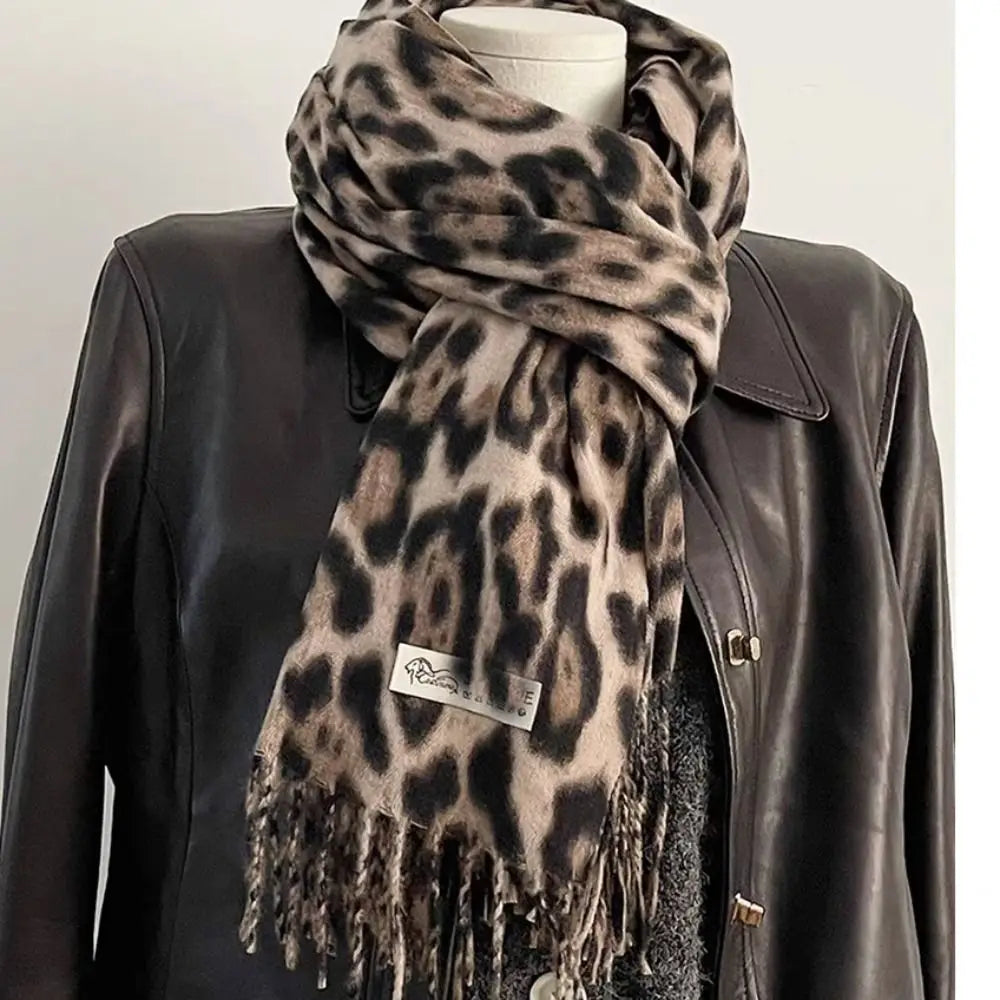 Leopard Print Shawl