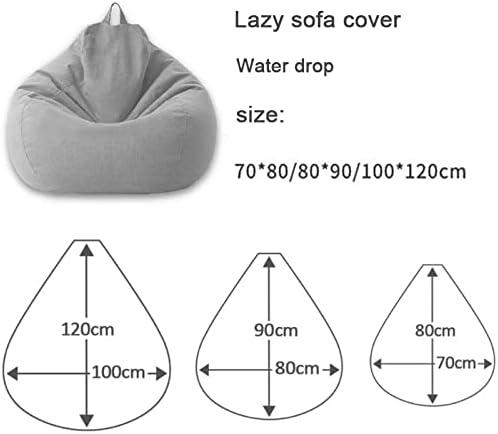 Linen Bean Bag - Ergonomic & Stylish Comfort Seating