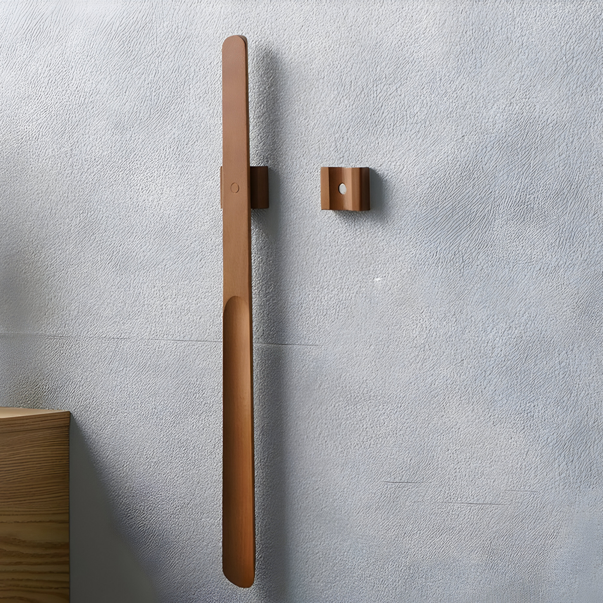 Magnetic Long Wooden Shoe Horn