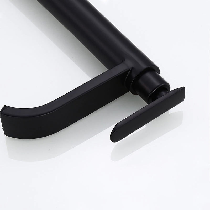 Matte Black Cold Water Basin Tap
