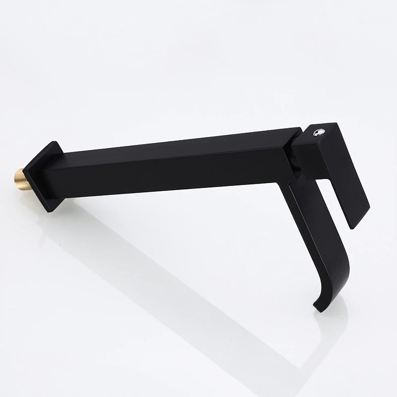 Matte Black Cold Water Basin Tap