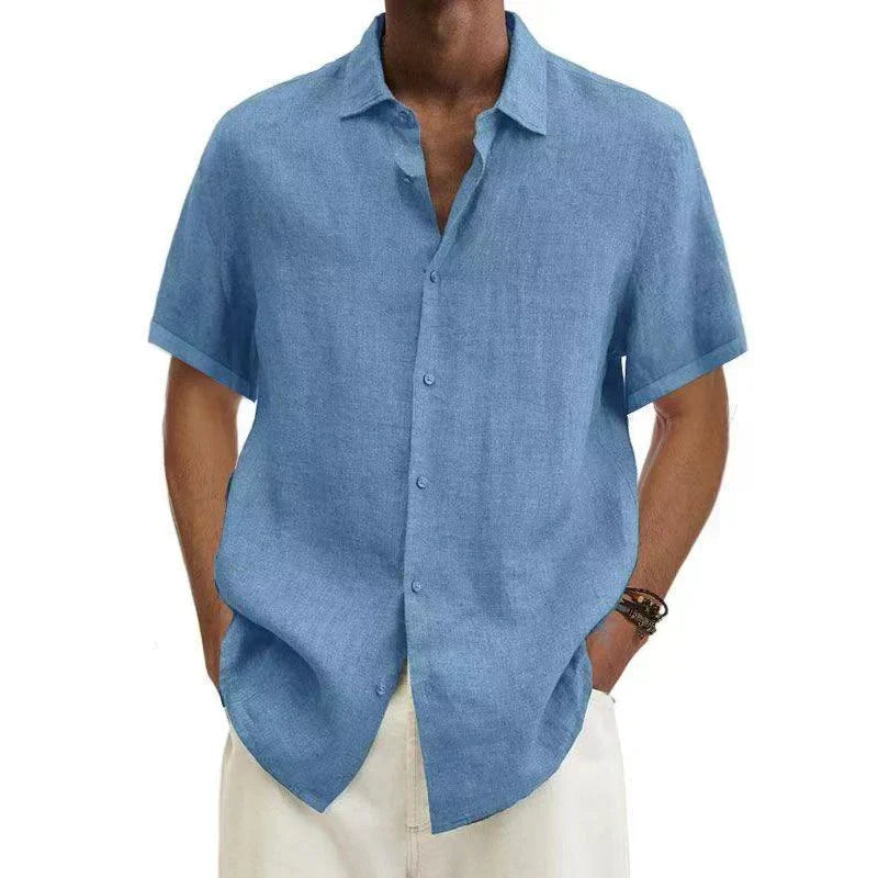 Men's Breathable Button-Down Shirt