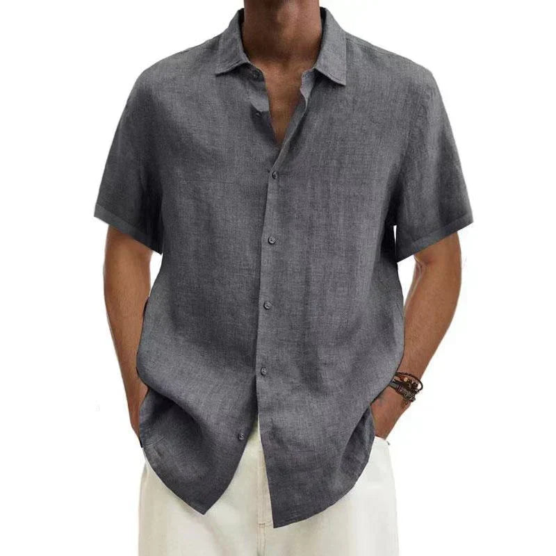 Men's Breathable Button-Down Shirt