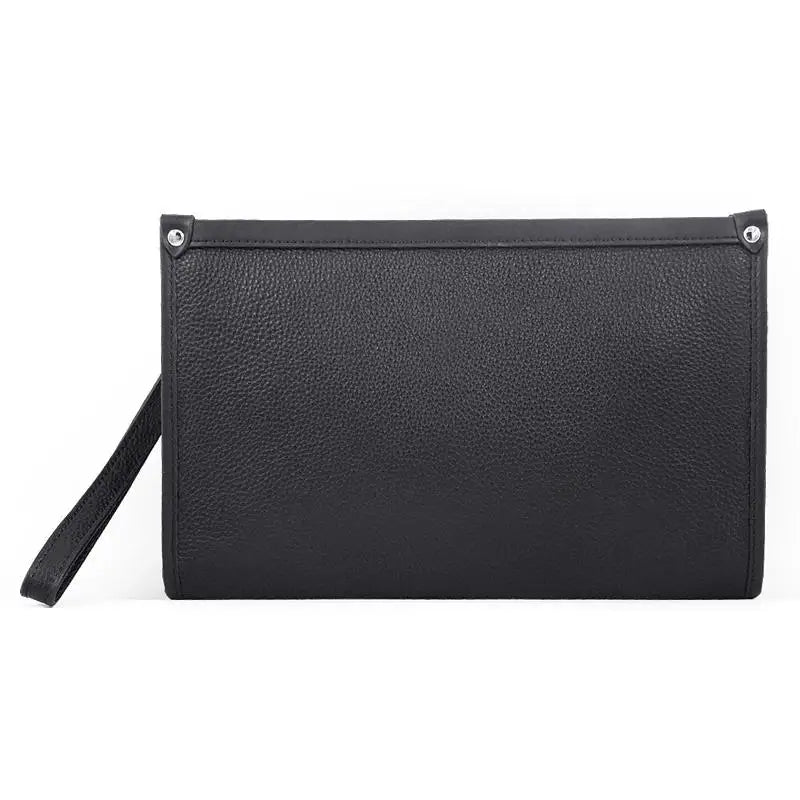 Men's Business Wristlet with Fingerprint Lock – Black