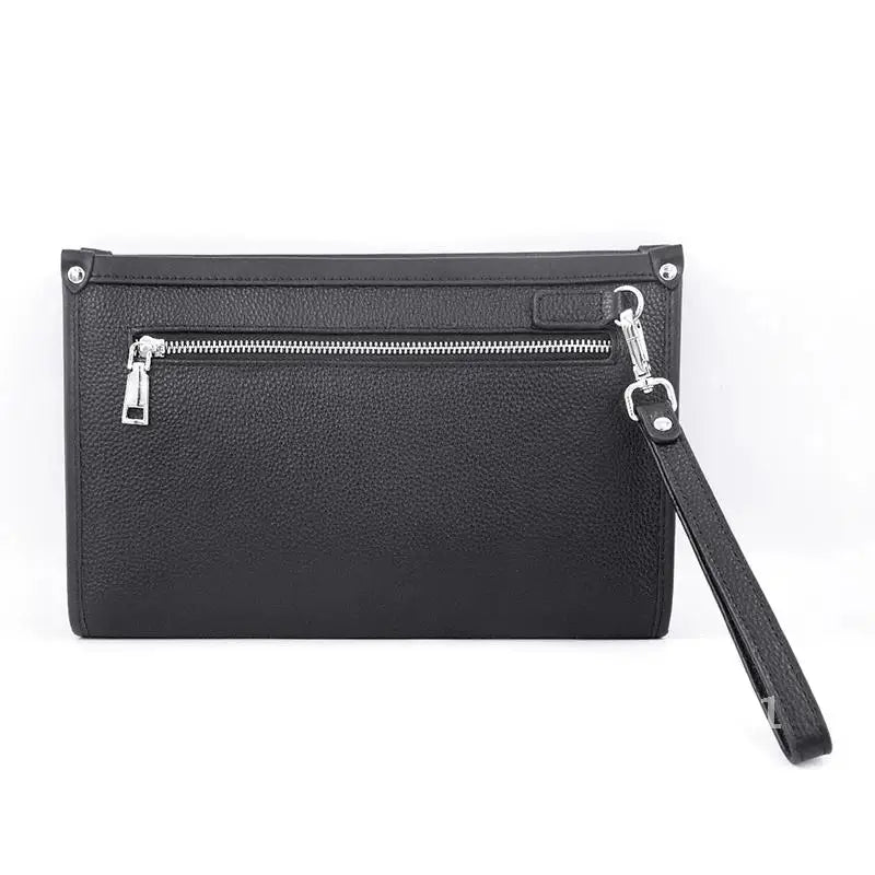 Men's Business Wristlet with Fingerprint Lock – Black