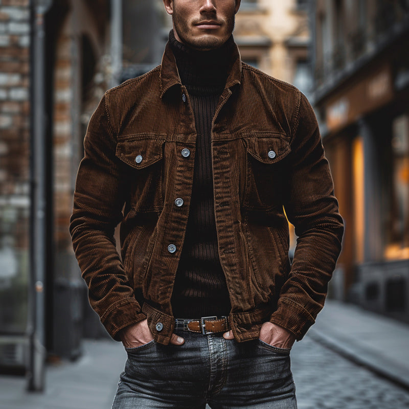 Men's Button-Down Jacket