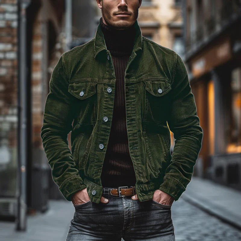 Men's Button-Down Jacket