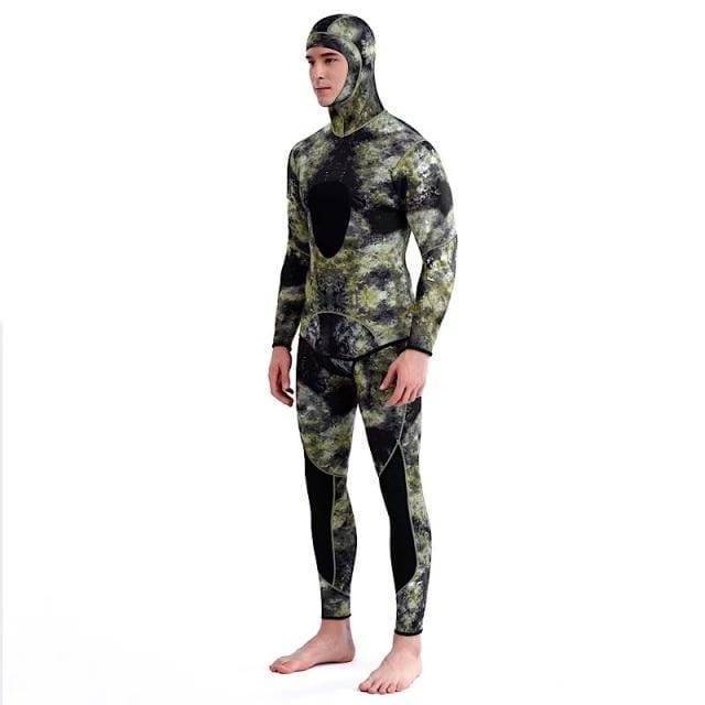 Men's Camouflage Full-Body Diving Wetsuit