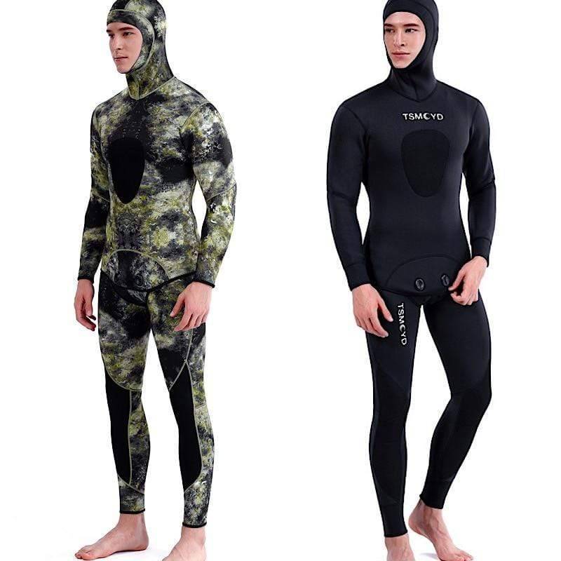 Men's Camouflage Full-Body Diving Wetsuit