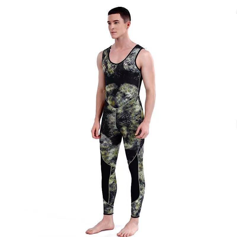 Men's Camouflage Full-Body Diving Wetsuit