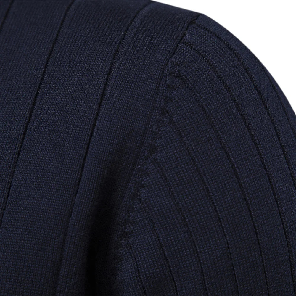 Men's Casual Zip Pullover Sweater