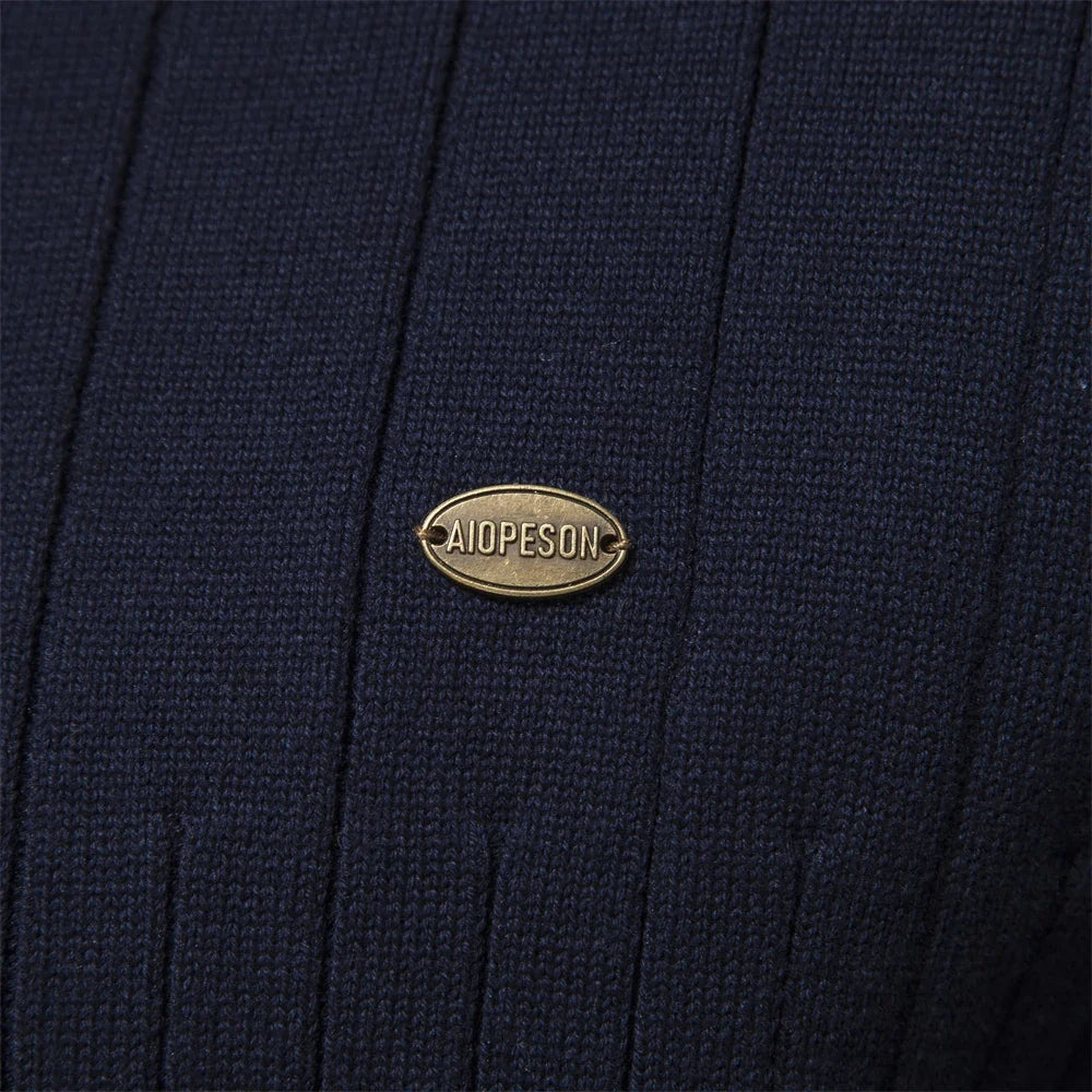Men's Casual Zip Pullover Sweater