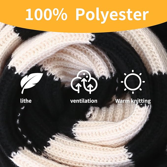 Men's Chunky Striped Scarf