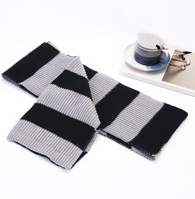 Men's Chunky Striped Scarf