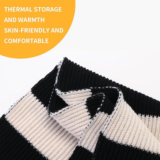 Men's Chunky Striped Scarf