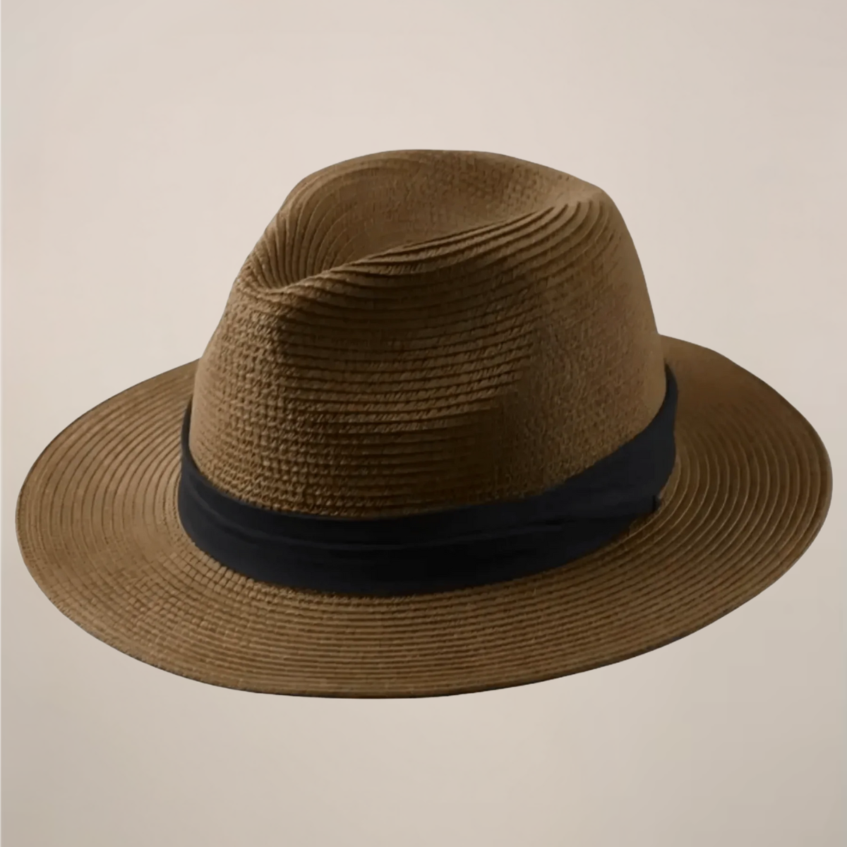 Men's Classic Wide-Brim Summer Panama Hat for Timeless Style