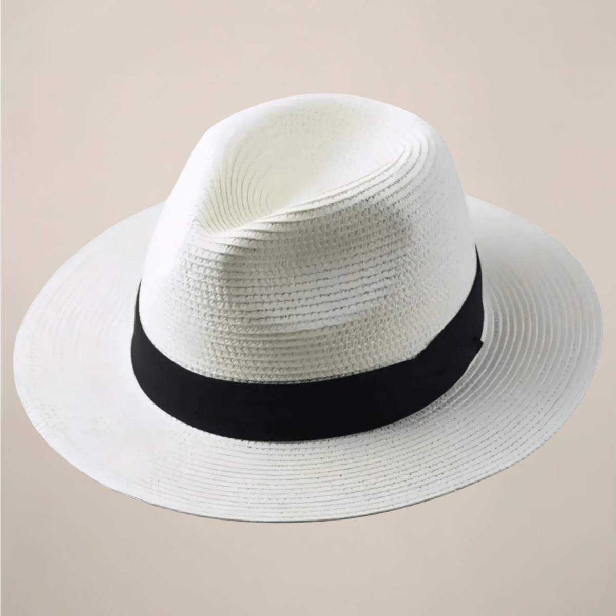 Men's Classic Wide-Brim Summer Panama Hat for Timeless Style