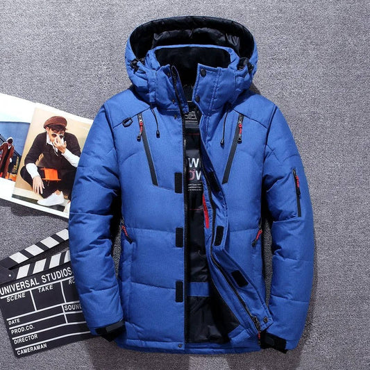 Men's Insulated Winter Parka - Waterproof and Windproof Jacket for Extreme Cold Weather