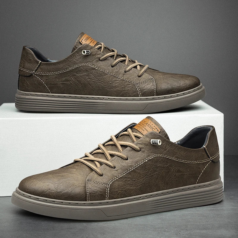 Men's Lace-Up Casual Sneakers