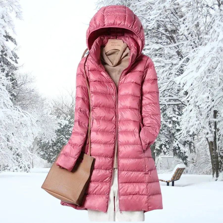 Men's Lightweight Waterproof Puffer Jacket with Zip-Off Hood
