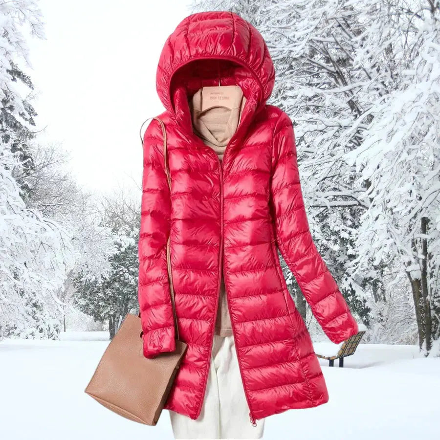 Men's Lightweight Waterproof Puffer Jacket with Zip-Off Hood