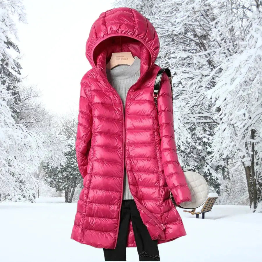 Men's Lightweight Waterproof Puffer Jacket with Zip-Off Hood