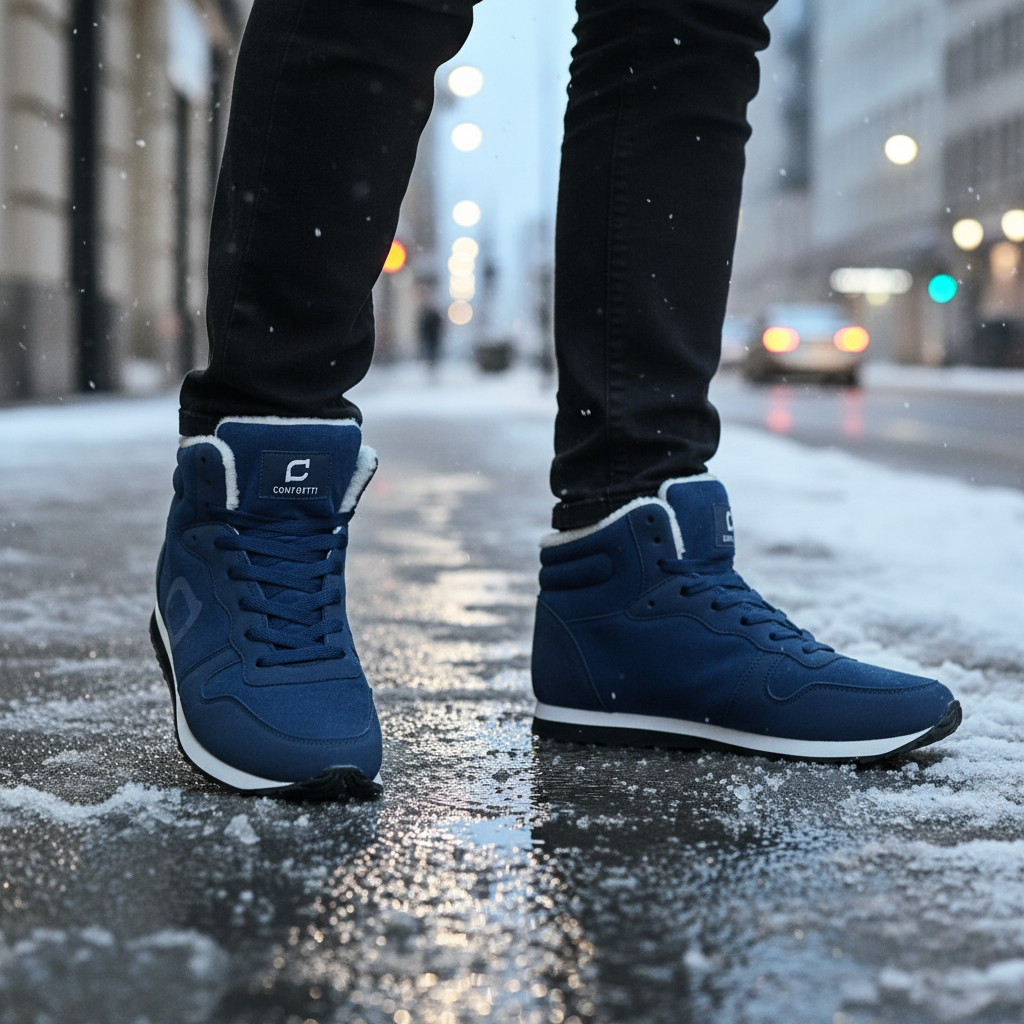 Men's Lined Sport-Style Shoes