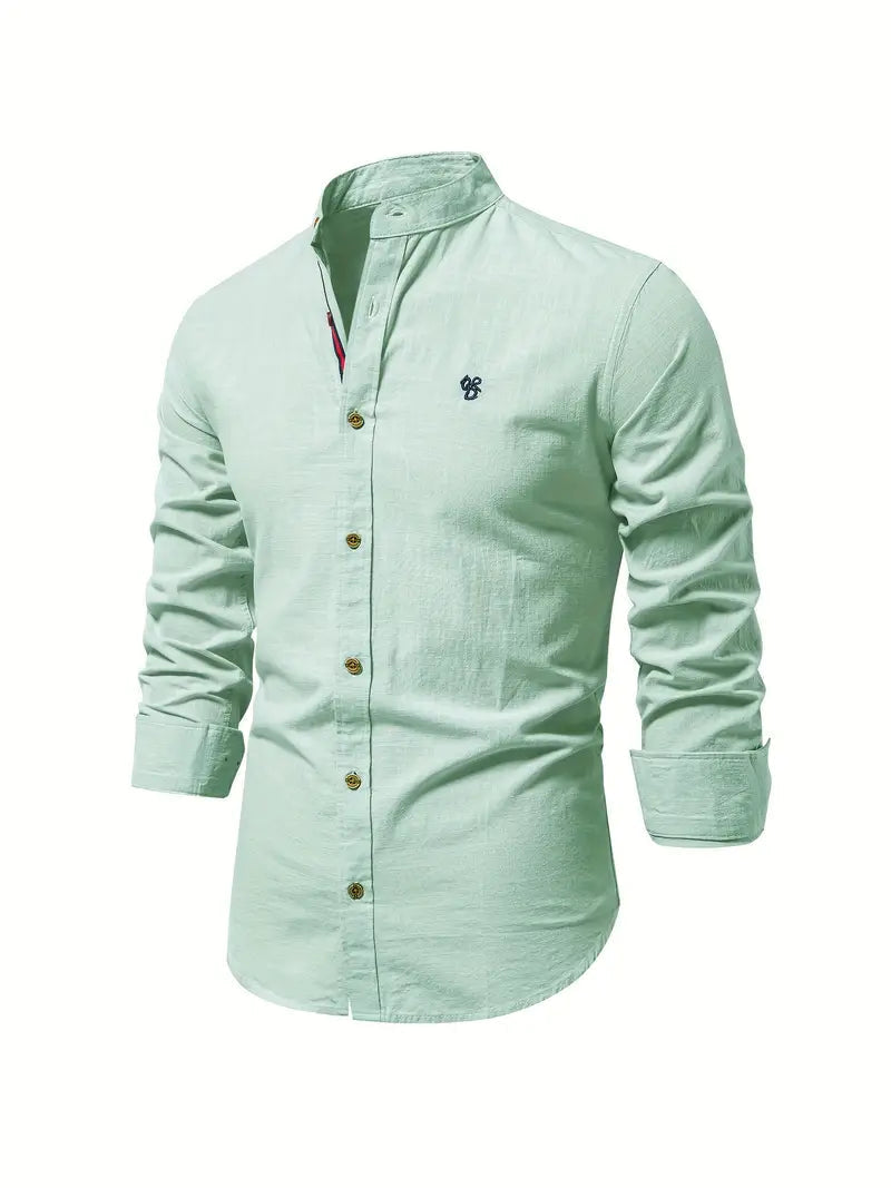 Men's Long-Sleeve Button-Down Shirt