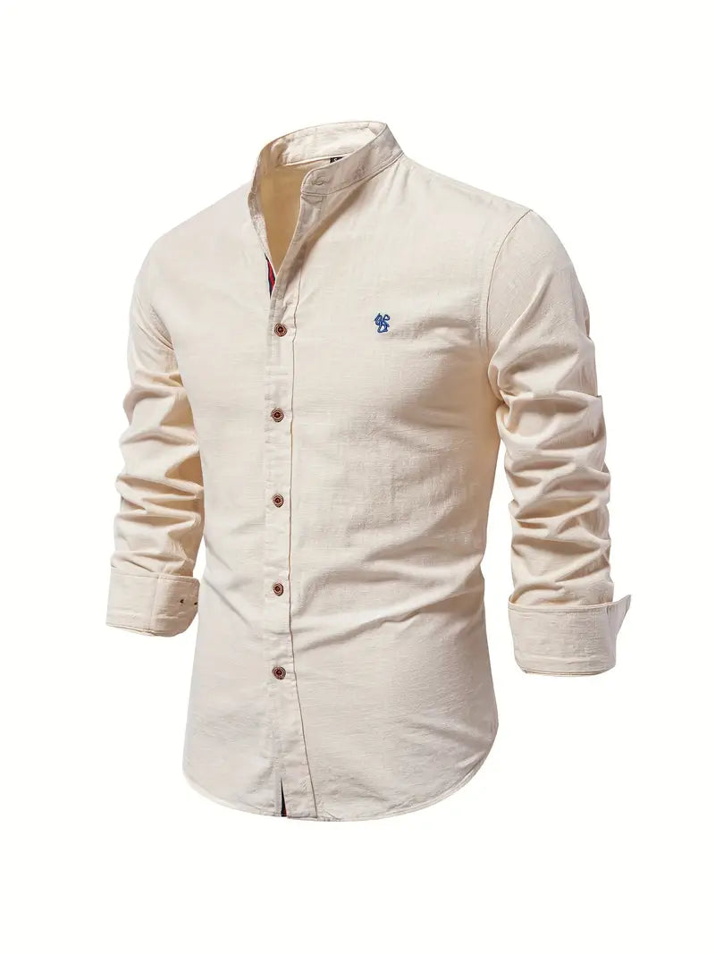 Men's Long-Sleeve Button-Down Shirt