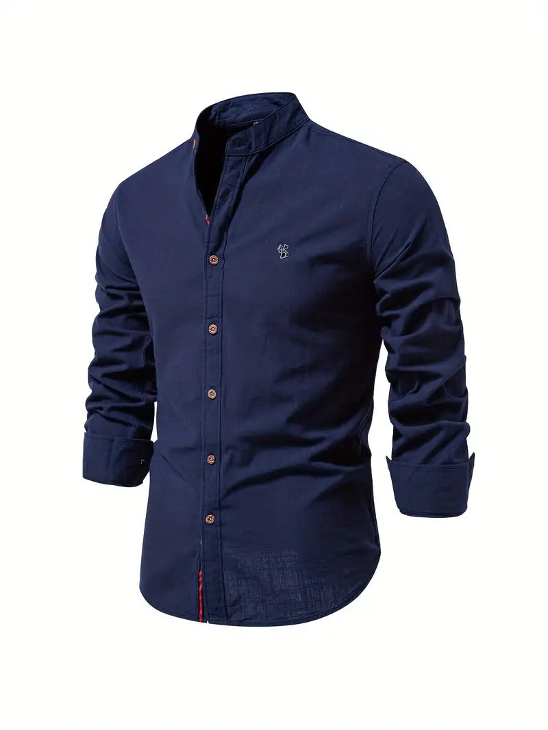 Men's Long-Sleeve Button-Down Shirt