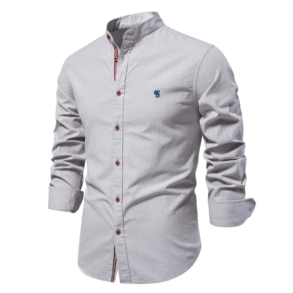 Men's Long-Sleeve Button-Down Shirt