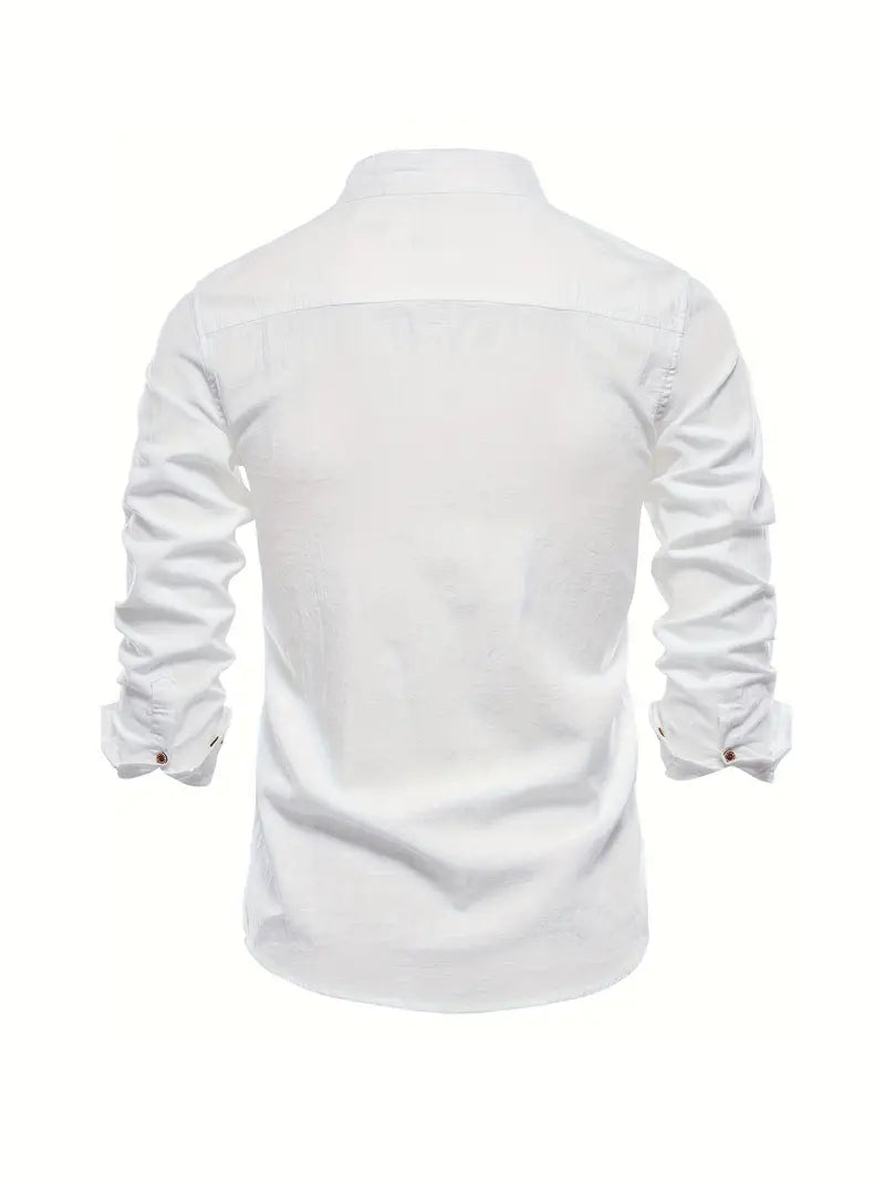Men's Long-Sleeve Button-Down Shirt