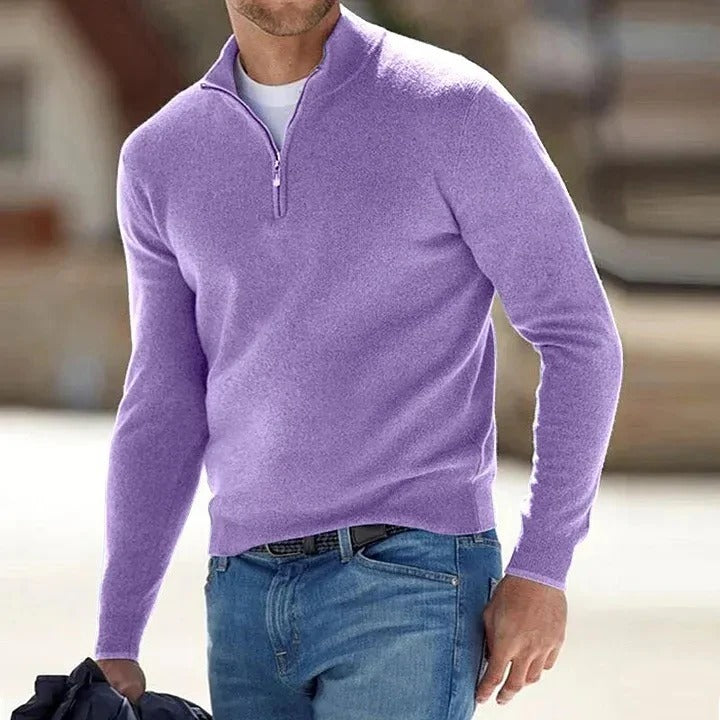 Men's Long-Sleeved Sweater – Soft and Timeless