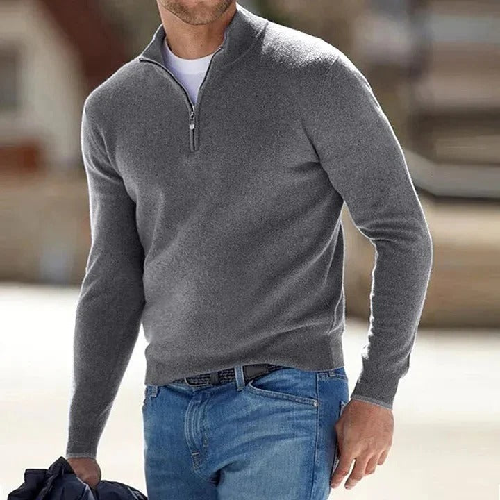Men's Long-Sleeved Sweater – Soft and Timeless